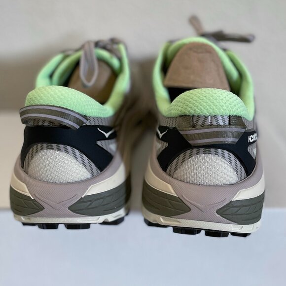 NEW IN BOX Hoka Mafate Speed 2 Running Shoes Sneakers Putty Eucalyptus Women 8.5 - Picture 9 of 12